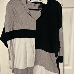 Colorblock Hooded Sweater